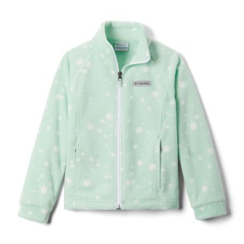 Columbia Jas Meisjes, Benton Springs II Printed Fleece Mintgroen, 71PUCBXTK